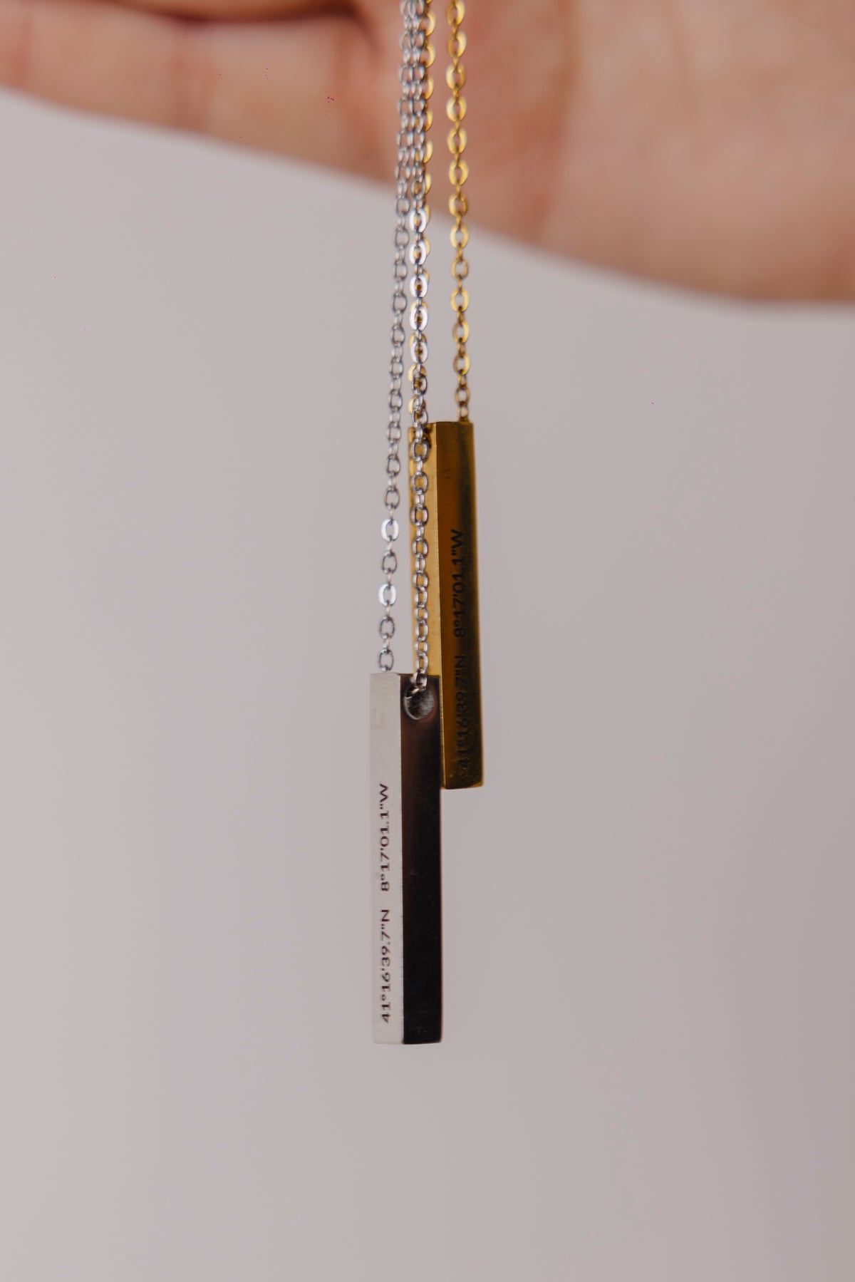 Colar com Coordenadas Personalizado
