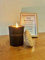 Vela Aromática Artesanal Frase Personalizada