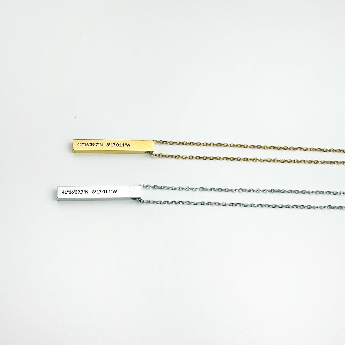 Colar com Coordenadas Personalizado