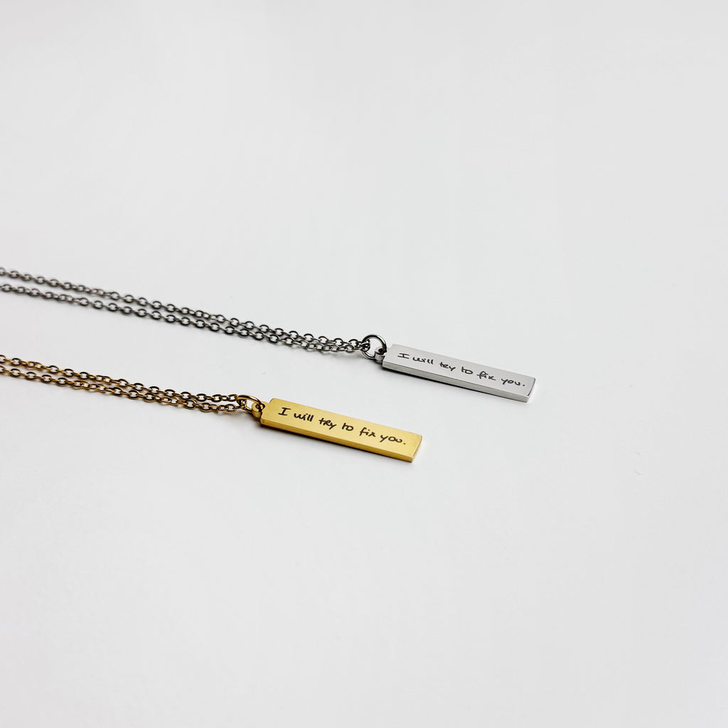 Colar Manuscrito Personalizado