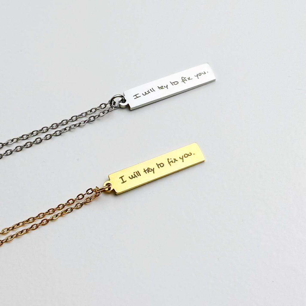 Colar Manuscrito Personalizado