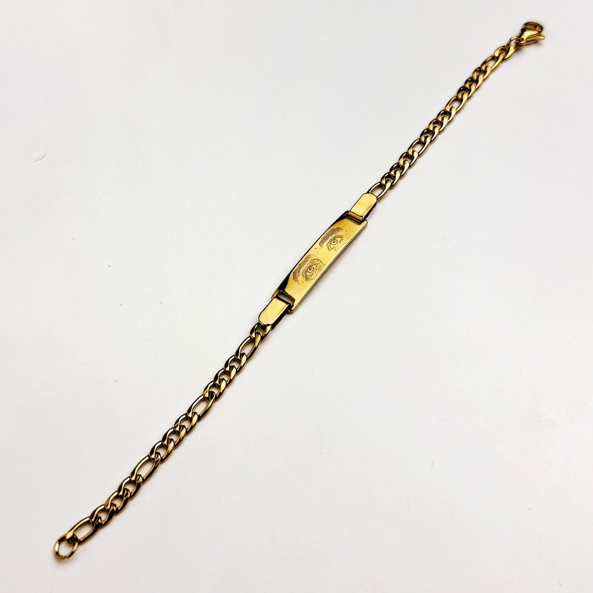 Pulseira Dourada Olhar Personalizada