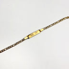 Pulseira Dourada Olhar Personalizada