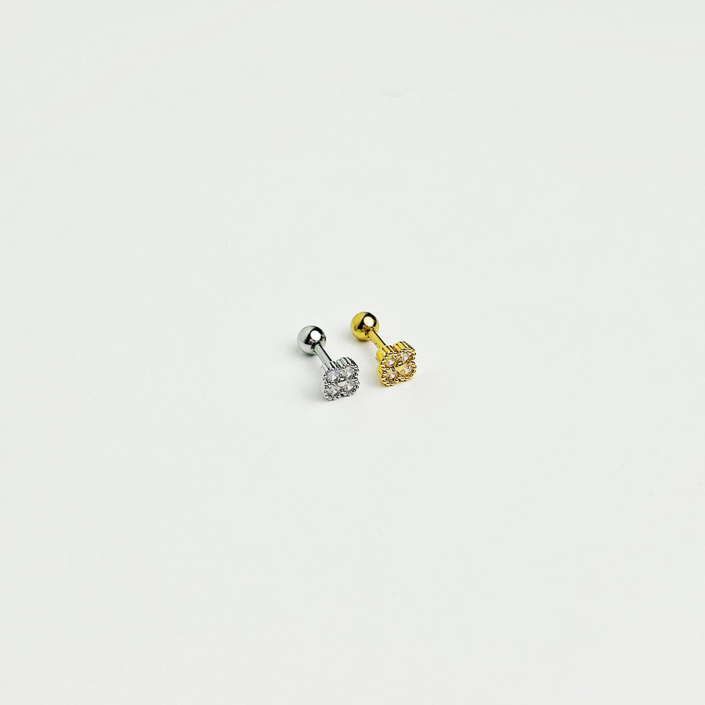 Pircing Brilho Trevo