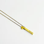 Colar Barra e Coração Personalizado