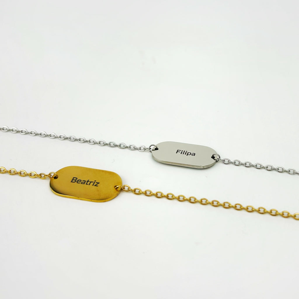 Pulseira Personalidade Gravada