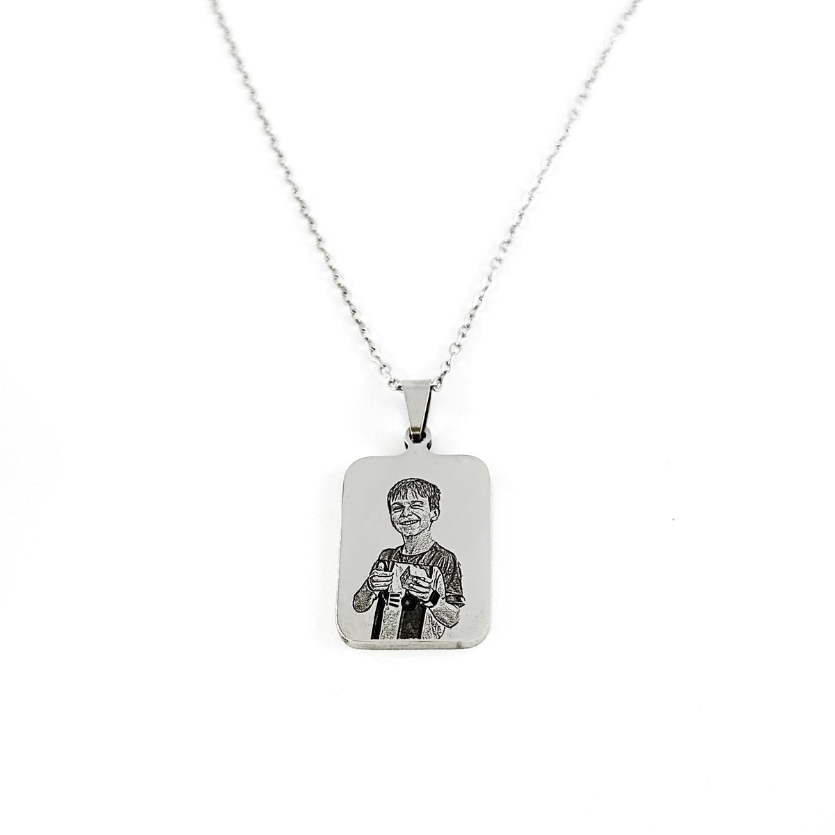 Colar Personalizado Retângular Fotografia